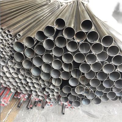 La tubería de acero inoxidable de ASTM A554 soldó con autógena la pared fina 304 ronda hueco del 16m - de 200m m