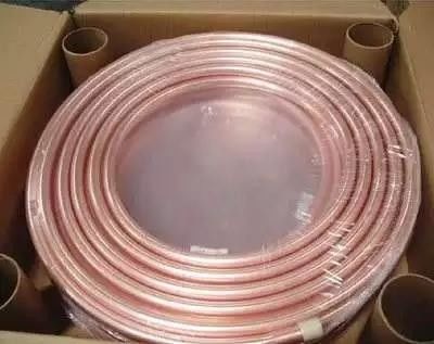 Bobina del tubo del tubo de cobre de ASTM B280 Cu de 3/8&quot; de los 50FT/rollo C10920