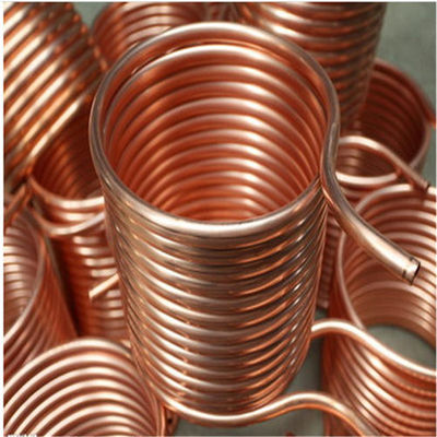 Bobina brillante 150m m del tubo del tubo de cobre de ASTM C12200 para el equipo de refrigeración