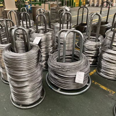 Alambre de resorte de acero inoxidable 316 de 500 mm Duro brillante ASTM A582