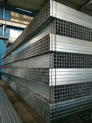 Invernadero rectangular cuadrado galvanizado de la sección del hueco de la inmersión caliente de los tubos de acero