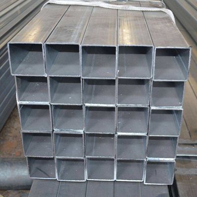 Invernadero rectangular cuadrado galvanizado de la sección del hueco de la inmersión caliente de los tubos de acero