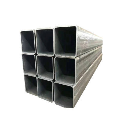 Sección transversal de tubo de acero SHS hueco cuadrado galvanizado S195 S235