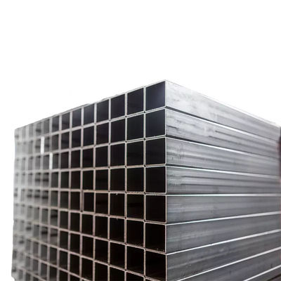 Sección transversal de tubo de acero SHS hueco cuadrado galvanizado S195 S235