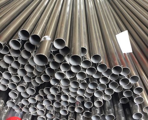 La tubería de acero inoxidable de ASTM A554 soldó con autógena la pared fina 304 ronda hueco del 16m - de 200m m