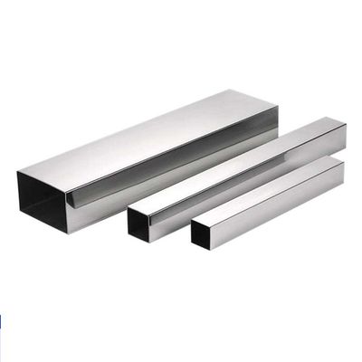 Perfil de acero inoxidable del tubo 8.0m m A554 GR del tubo del hueco del cuadrado SS304