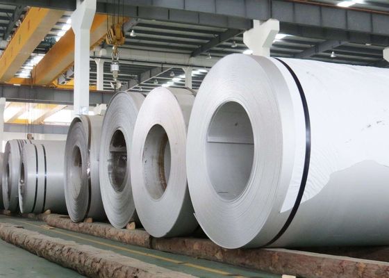 201 laminados en caliente superficiales de la bobina inoxidable de la tubería de acero de SUS304H 2.os para el cambiador de calor