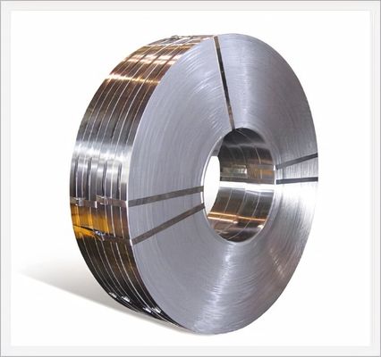 El acero inoxidable superficial brillante decorativo constructivo pela la correa 0.5m m del metal SS201 ligeramente
